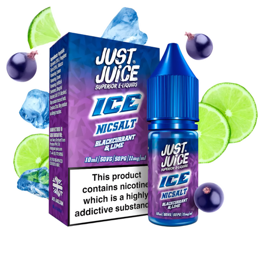 Blackcurrant & Lime Ice 10ml Nic Salt